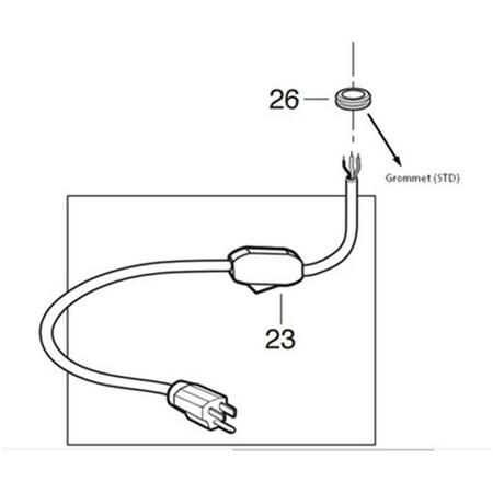 ALLEGRO INDUSTRIES Standard Grommet Fuse Holder 9515-11